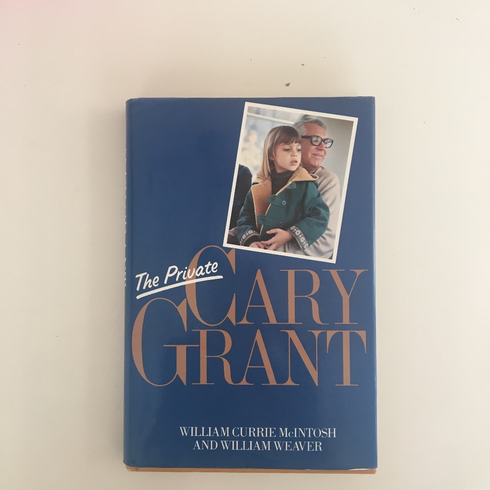 The Private CARY GRANT Hard Back Novel